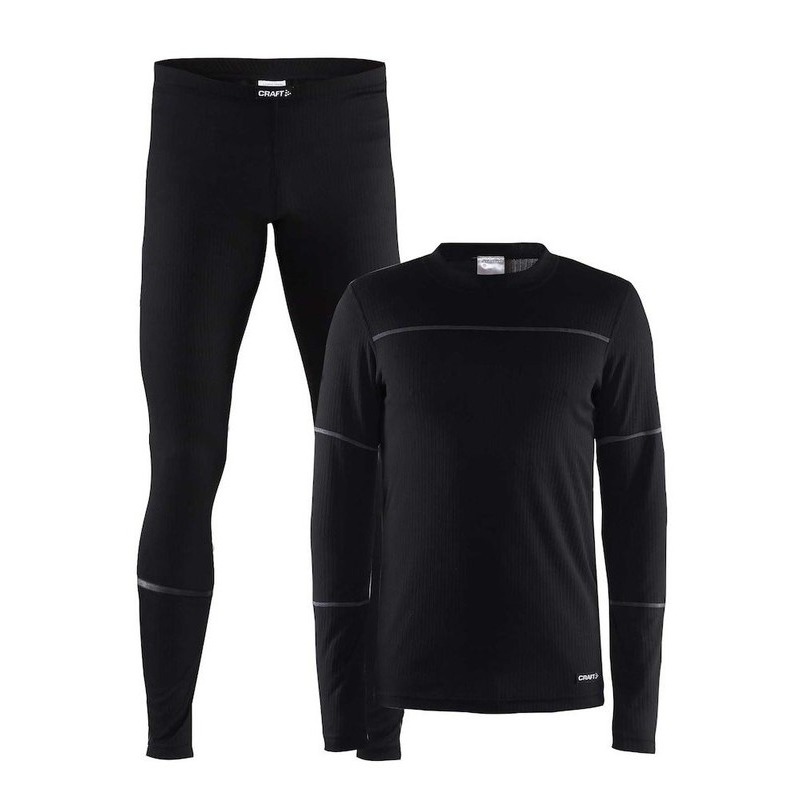 Craft thermo ski ondergoed set zwart voor heren